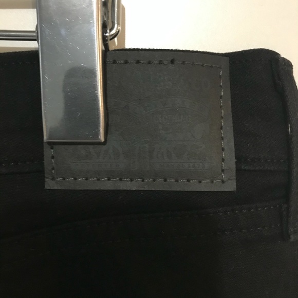 Levis 505 Straight Leg Jeans Black Size 32 - Picture 8 of 14